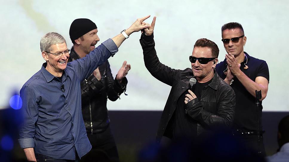 После того как пользователи iTunes не смогли удалить из программы новый альбом U2, лидеру группы Боно стало неловко 
