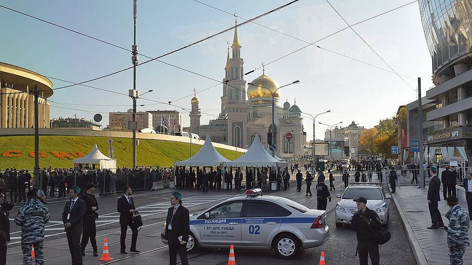 Церемония открытия Московской соборной мечети после реконструкции