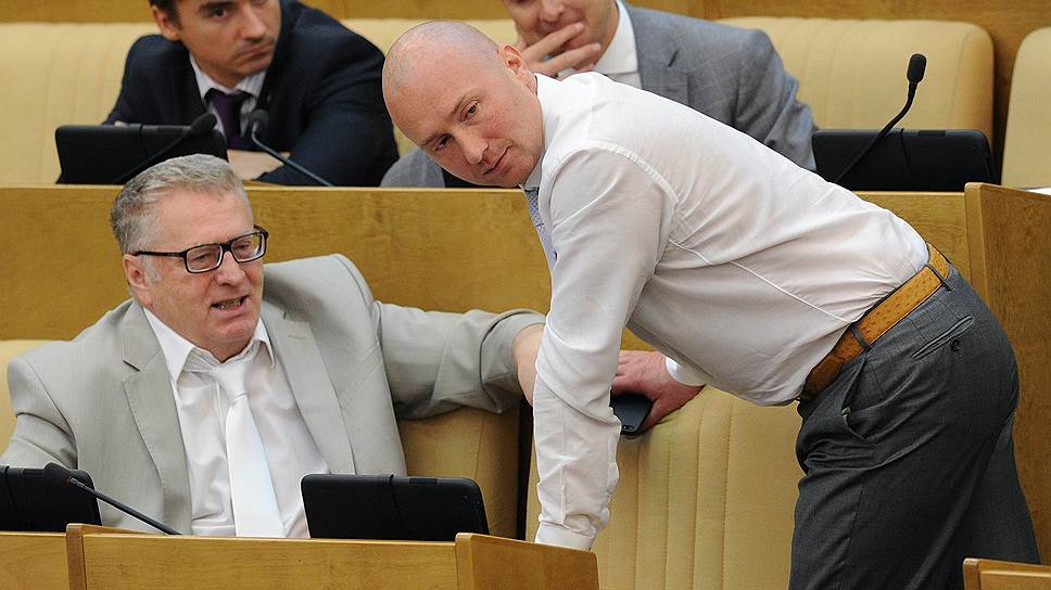 Владимир Жириновский первым из российских политиков привел в Думу своего сына — Игоря Лебедева