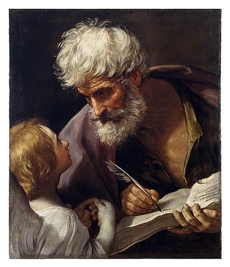 Гвидо Рени &quot;Святой Матфей и ангел&quot; (ок. 1620) 
