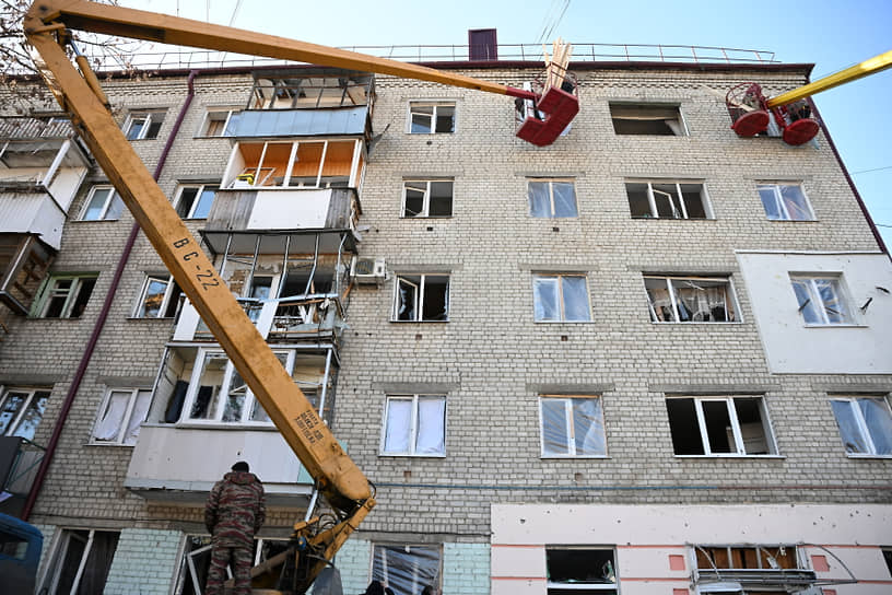 Последствия ракетного удара ВСУ по Брянску  