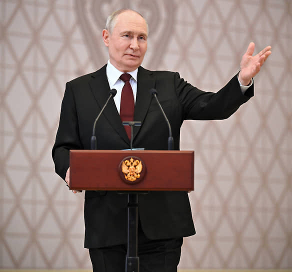 Владимир Путин выглядел приветливым