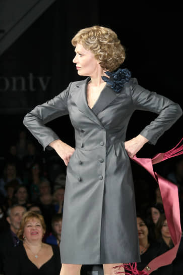 На показе дизайнера Dora Blank в рамках Volvo-Недели моды в Гостином дворе, 2010 год