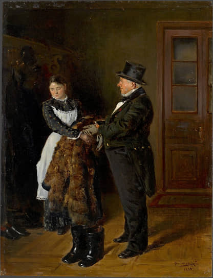 Владимир Маковский. «В передней», 1884 