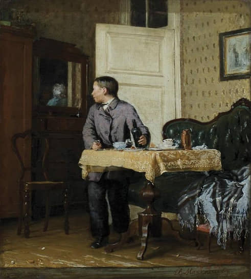 Василий Максимов. «Слуга» («По примеру старших»), 1864 