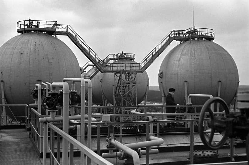 Ефремовский завод синтетического каучука в Тульской области, 1973 год 