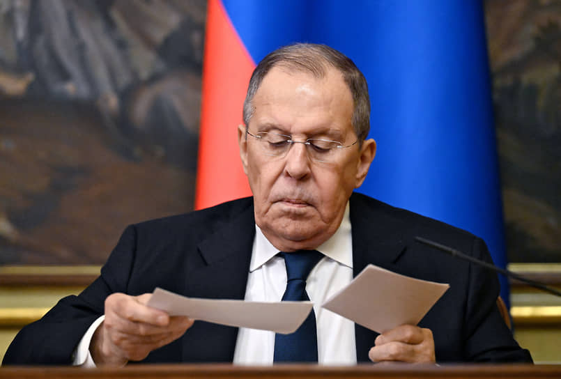 Министр иностранных дел России Сергей Лавров