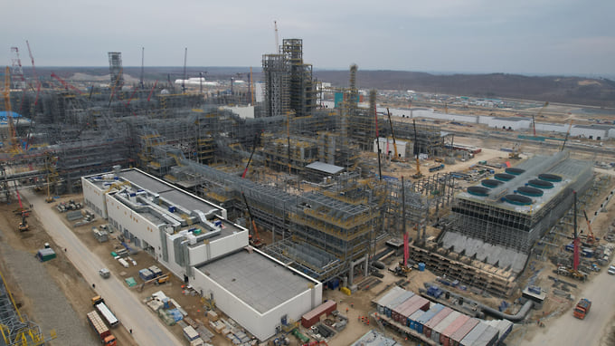 Амурский газохимический комплекс (АГХК) в Приамурье