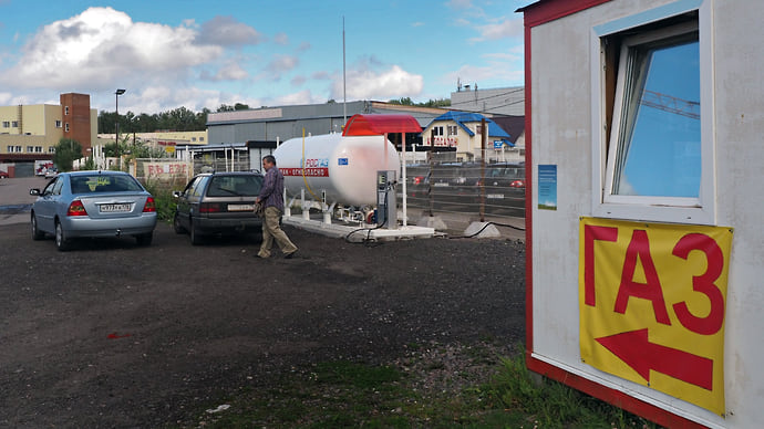 Пропан жмет на газ