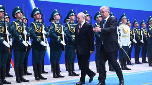 Их утро встречает кортежем // Как приняли Владимира Путина в Астане