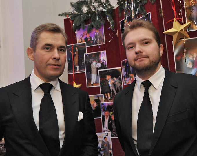 Бывший уполномоченный по правам ребенка России Павел Астахов (слева) и его старший сын Антон Астахов 