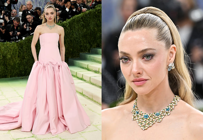 Аманда Сайфред в Prada и украшениях Tiffany & Co.