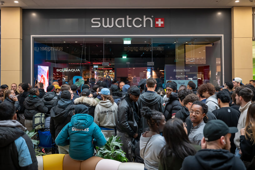 Бутик Swatch в Кардиффе 
