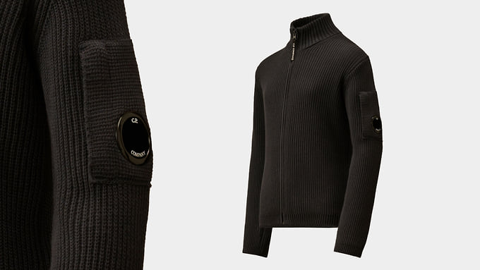 Черный кардиган на молнии C.P. Company, 23 610 р., Даниэль