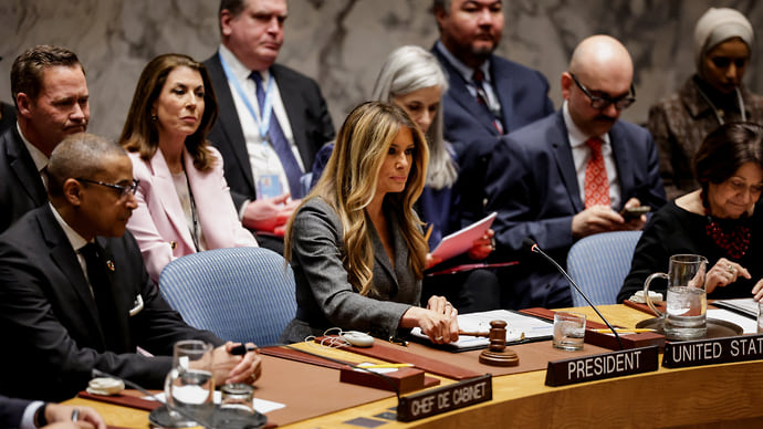 Мелания Трамп впервые председательствовала на заседании Совбеза ООН