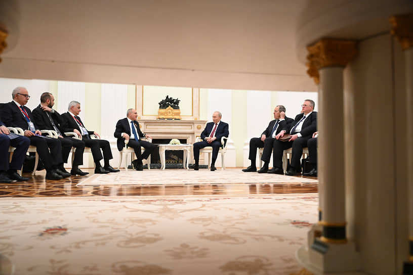 Никол Пашинян и Владимир Путин