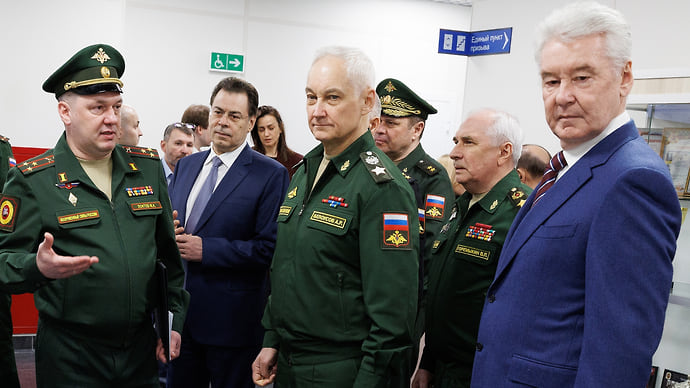 Белоусов и Собянин проверили работу военного комиссариата Москвы