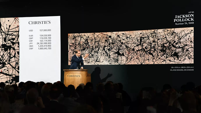На аукционе Christie’s за один вечер продали предметы искусства на $1,1 млрд