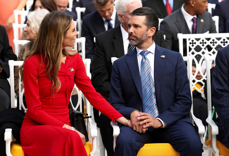 Дональд Трамп-младший и его невеста Беттина Андерсон (октябрь 2025 года)