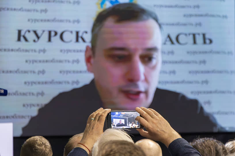 Губернатор Курской области Александр Хинштейн