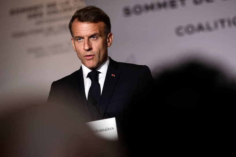Президент Франции Эмманюэль Макрон 