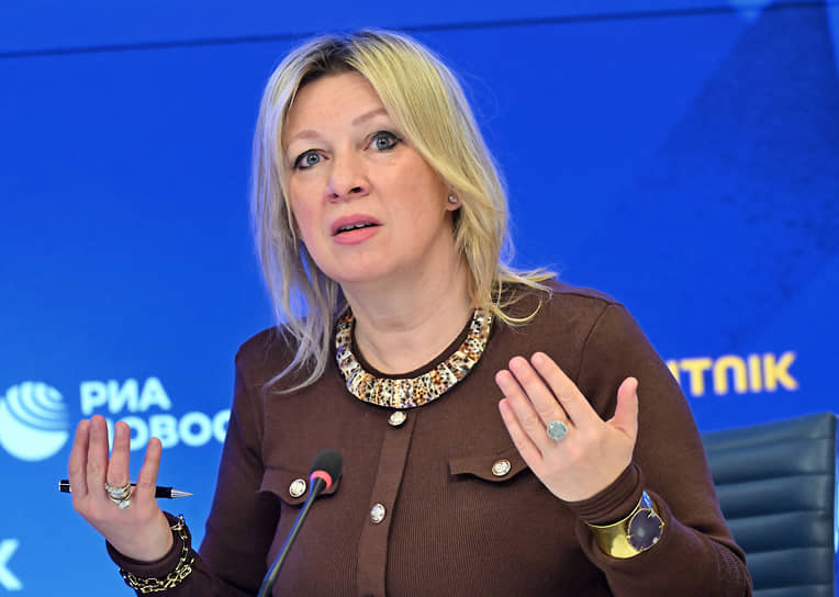 Официальный представитель МИД РФ Мария Захарова