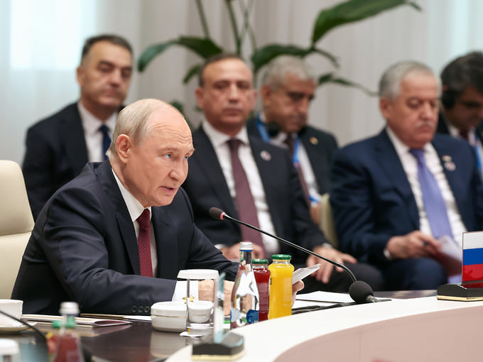 Путин начал выступление на саммите ШОС в Бишкеке