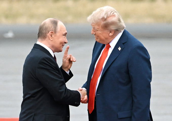 Владимир Путин и Дональд Трамп