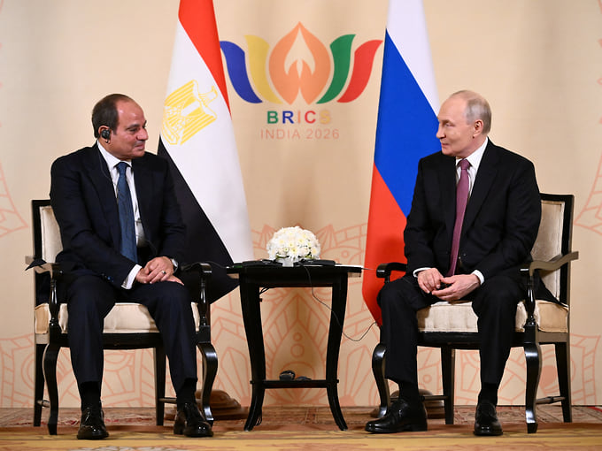 Путин пригласил президента Египта на октябрьский саммит «Россия — Африка»