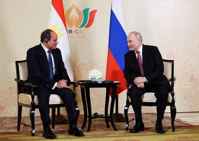 Абдель Фаттах ас-Сиси и Владимир Путин 