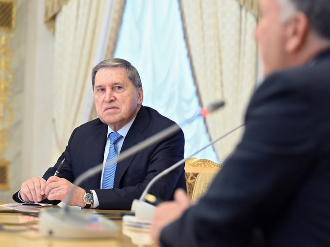 Ушаков рассказал подробности переговоров Путина и Уиткоффа