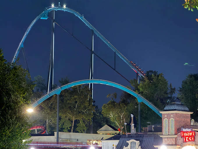 Аттракцион в парке Six Flags Over Georgia, где в октябре погиб посетитель