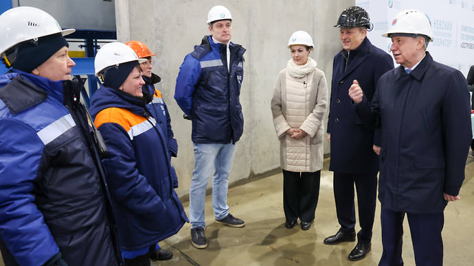 Беглов дал старт работе нового комплекса по переработке отходов