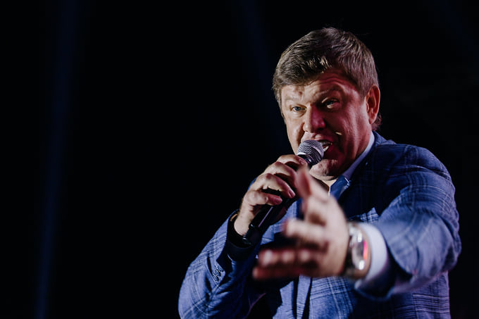 Дмитрий Губерниев зажигал