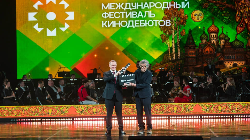 Режиссер Эмир Кустурица и губернатор Югры Руслан Кухарук 