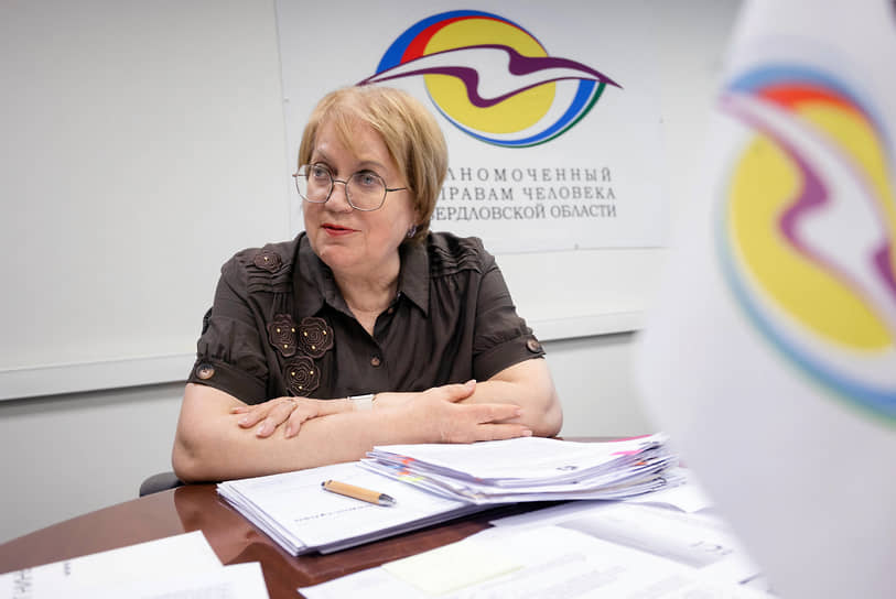 Татьяна Мерзлякова во время интервью 