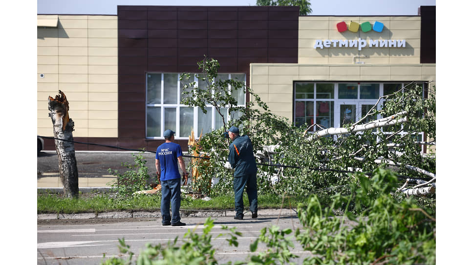 Для ликвидации последствий ЧП привлекли 189 человек и 38 единиц техники. Спасатели, коммунальные и дорожные службы расчищают улицы от поваленных деревьев и обломков домов.  