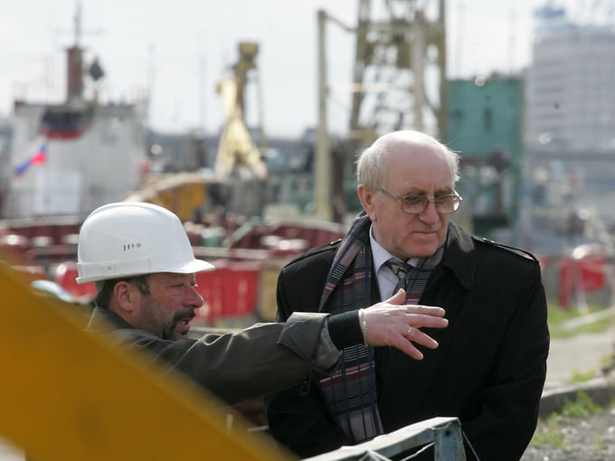 Генеральный директор ОАО «Нижегородский порт» Александр Жарков, 2012 год