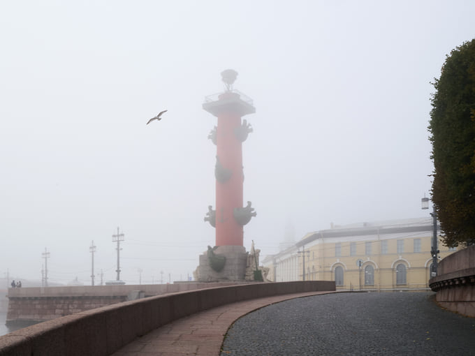 В Петербурге 8 октября ожидается туман
