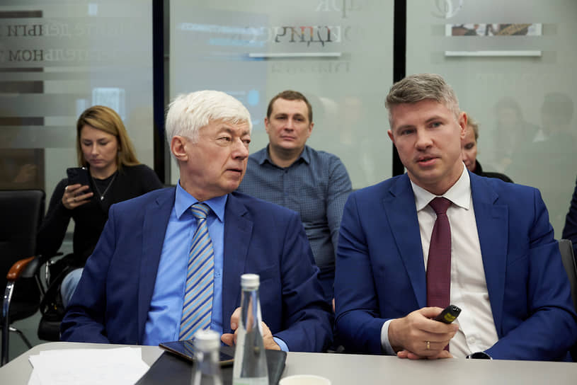 Анатолий Котов, специальный представитель Губернатора Санкт-Петербурга по вопросам экономического развития, Александр Дзичканец, руководитель юридического отдела «ФК «Консортум»