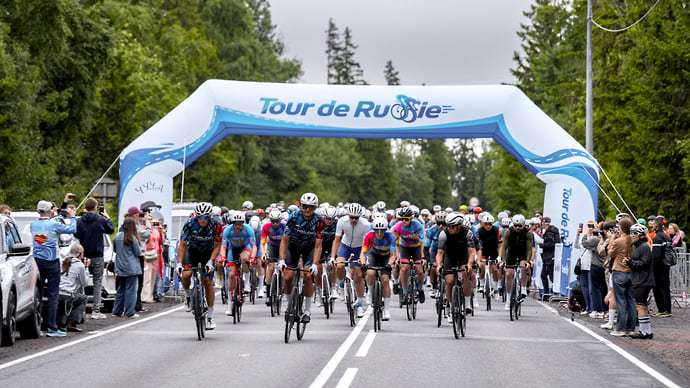 На Карельском перешейке прошел велозаезд Tour de Russie