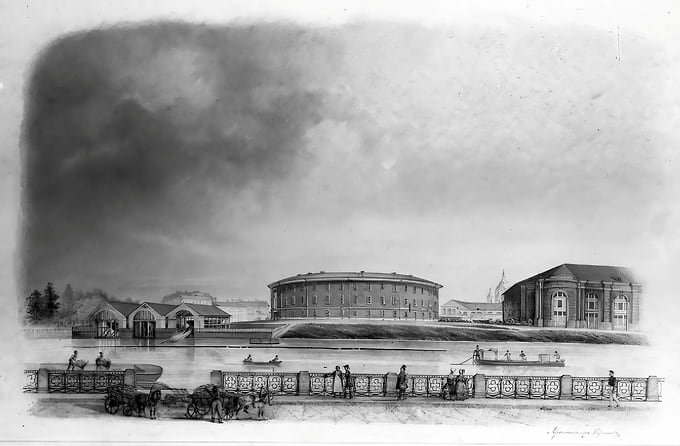 Морская тюрьма в Новой Голландии. 1849 год 