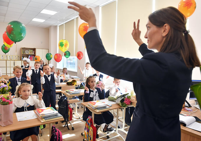 День знаний в школе №129 Красногвардейского района