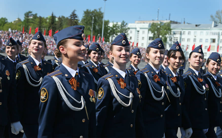 Участницы парада в 2019 году