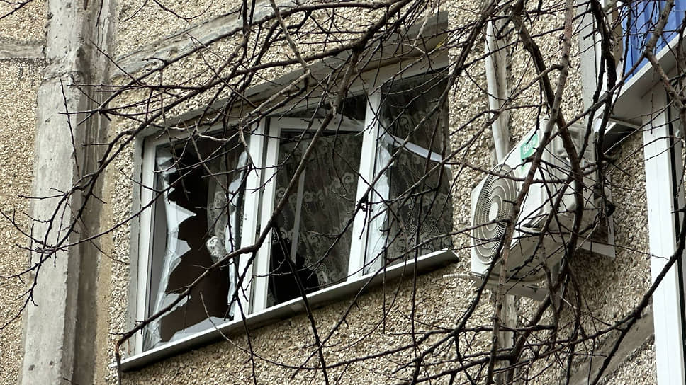 Последствия ночной атаки БПЛА в Ельце 