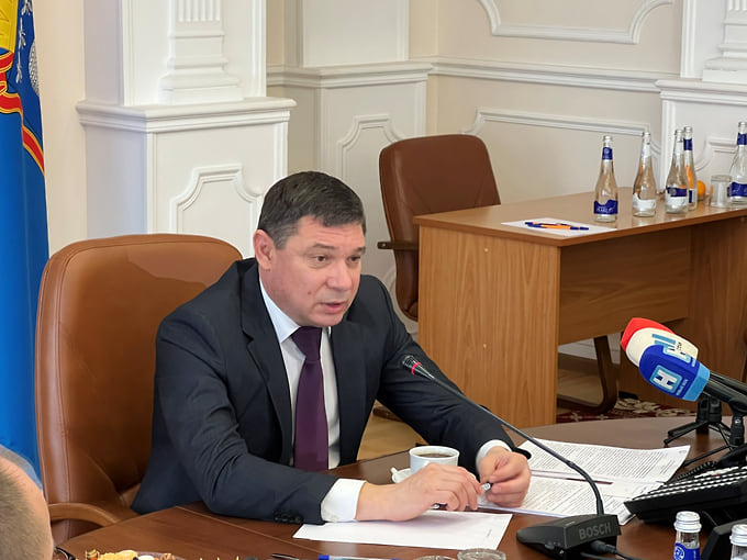 Губернатор Тамбовской области Евгений Первышов