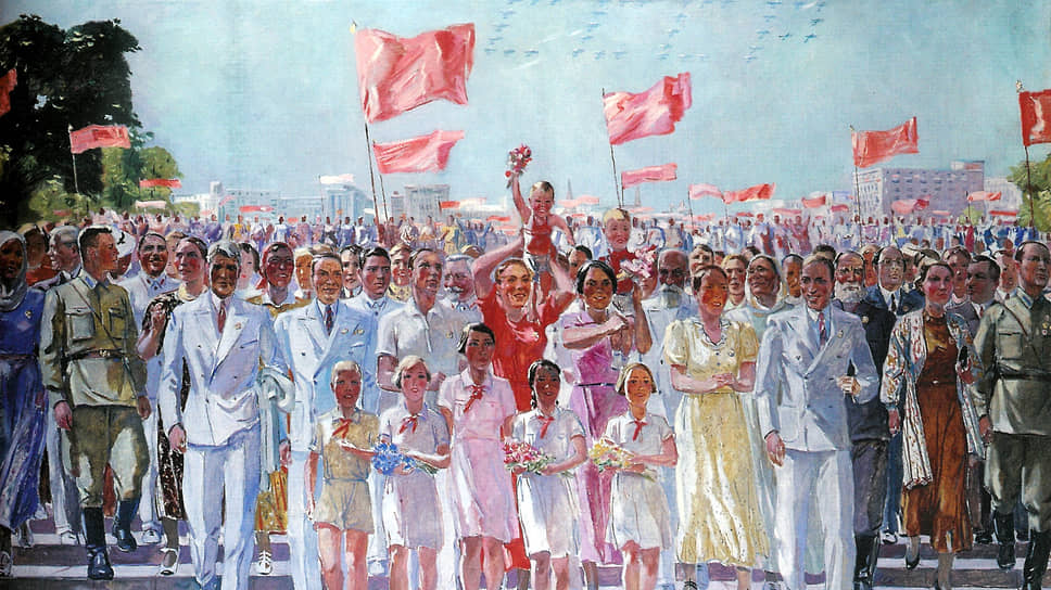 Эскиз к мозаике «Стахановцы», созданный Александром Дейнекой в 1938 году, стал частью художественного образа советской индустриальной эпохи 