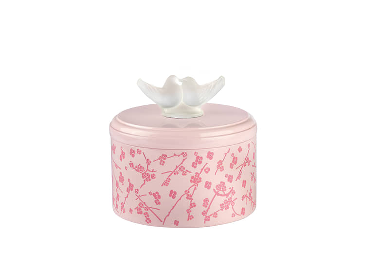 Шкатулка Fleurs De Cerisier, Lalique, хрусталь, ЦУМ