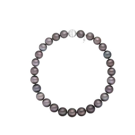Колье Pearl, Mercury, белое золото, черный жемчуг