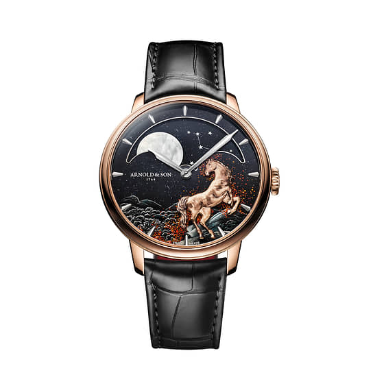 Arnold & Son Perpetual Moon 41.5 Red Gold Year of the Horse